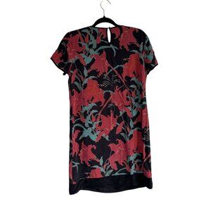 French Connection Dress Women's Size 6 Floral Silk Lined Shift Relaxed Fit